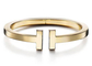 15mm Width 18K Solid Gold Jewellery Gold T Bangle 6.25inch Size ODM