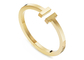 15mm Width 18K Solid Gold Jewellery Gold T Bangle 6.25inch Size ODM